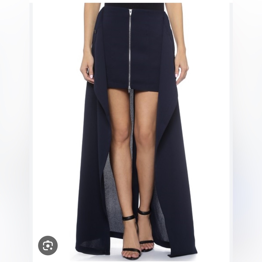 T Alexander Wangโ wrap maxi skirt in black